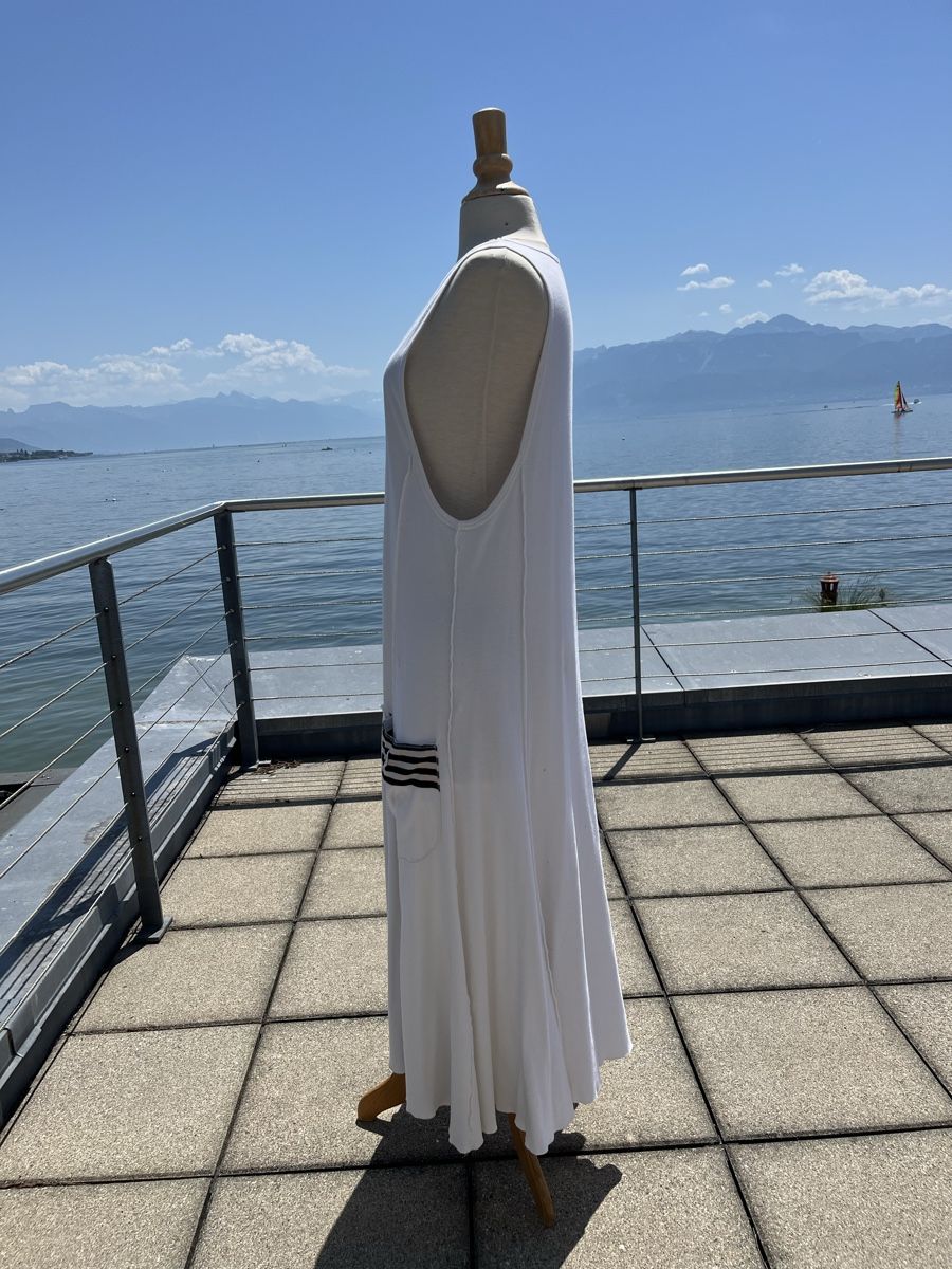 Robes: Robe d'été Sonia Rykiel blanc taille M – D'occasion à St-Sulpice VD par Twin5 1