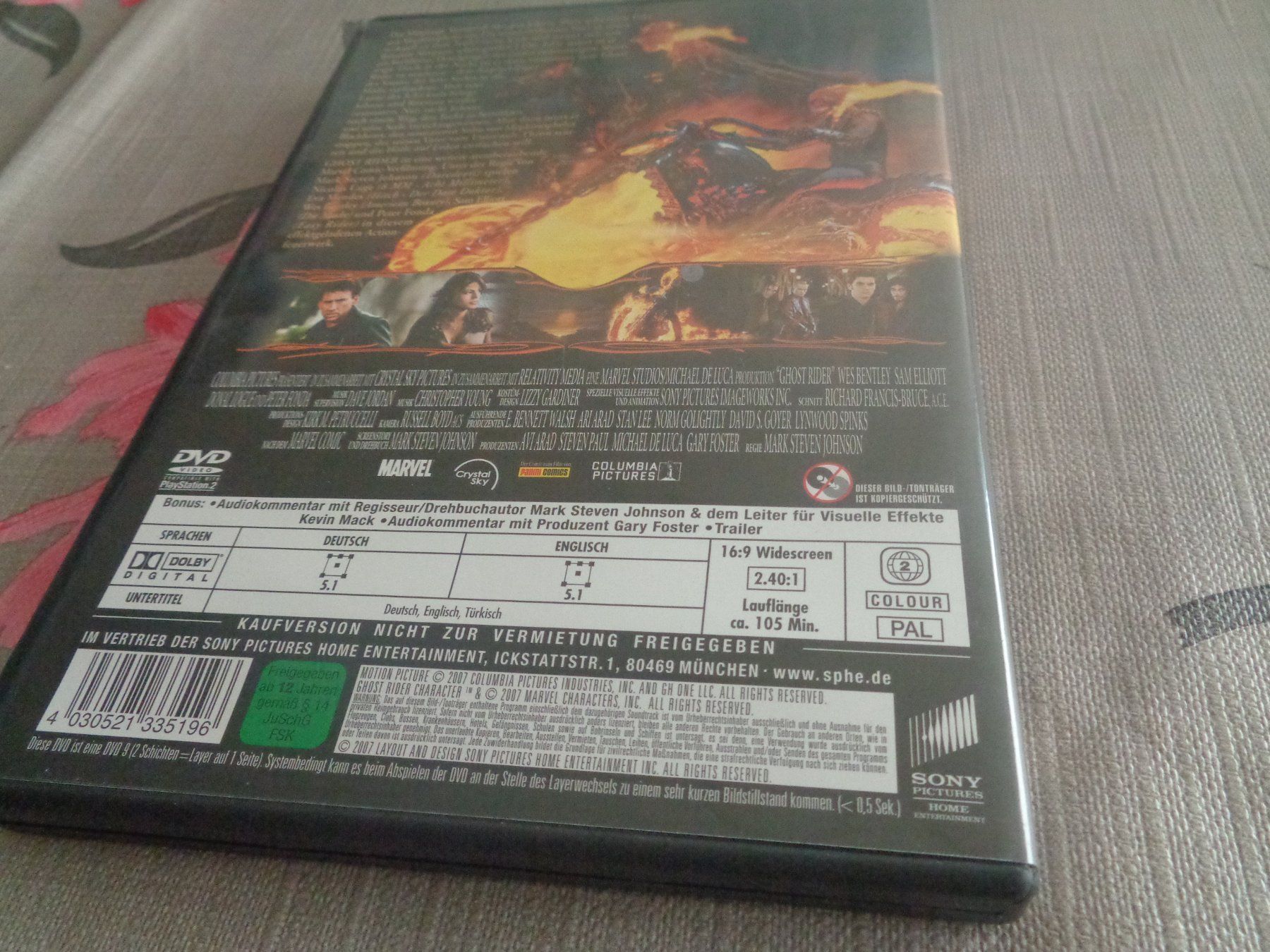 Tutti i DVDs: Ghost Rider (DVD) – Usato da Olten venduto da Disc-Verkauf 2