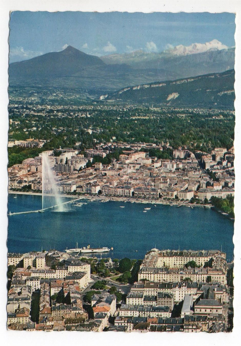Cartes postales: GENÈVE Vue aérienne – D'occasion à Jona par philajona