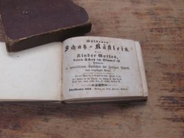 Güldenes Schatzkästlein 1853 MIT KARTONSCHUBER