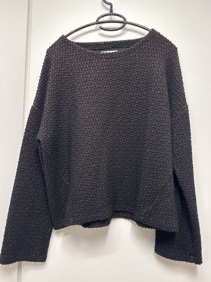 Maglioni & Felpe: Niu Pullover mit Glitzer Gr. L, schwarz/kupfer-farben – Usato da Eichberg venduto da OanaB