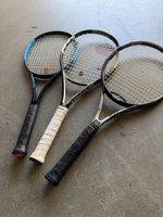 Lot de 3 raquettes de tennis Wilson état moyen
