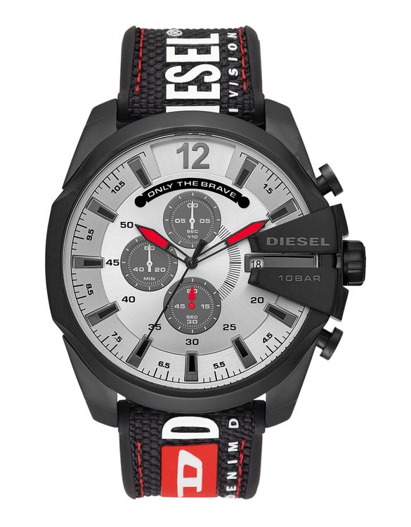 Neue DIESEL Mega Chief DZ4512 Herren Uhr mit Nylon Band 1