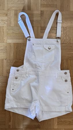 White Denim overalls