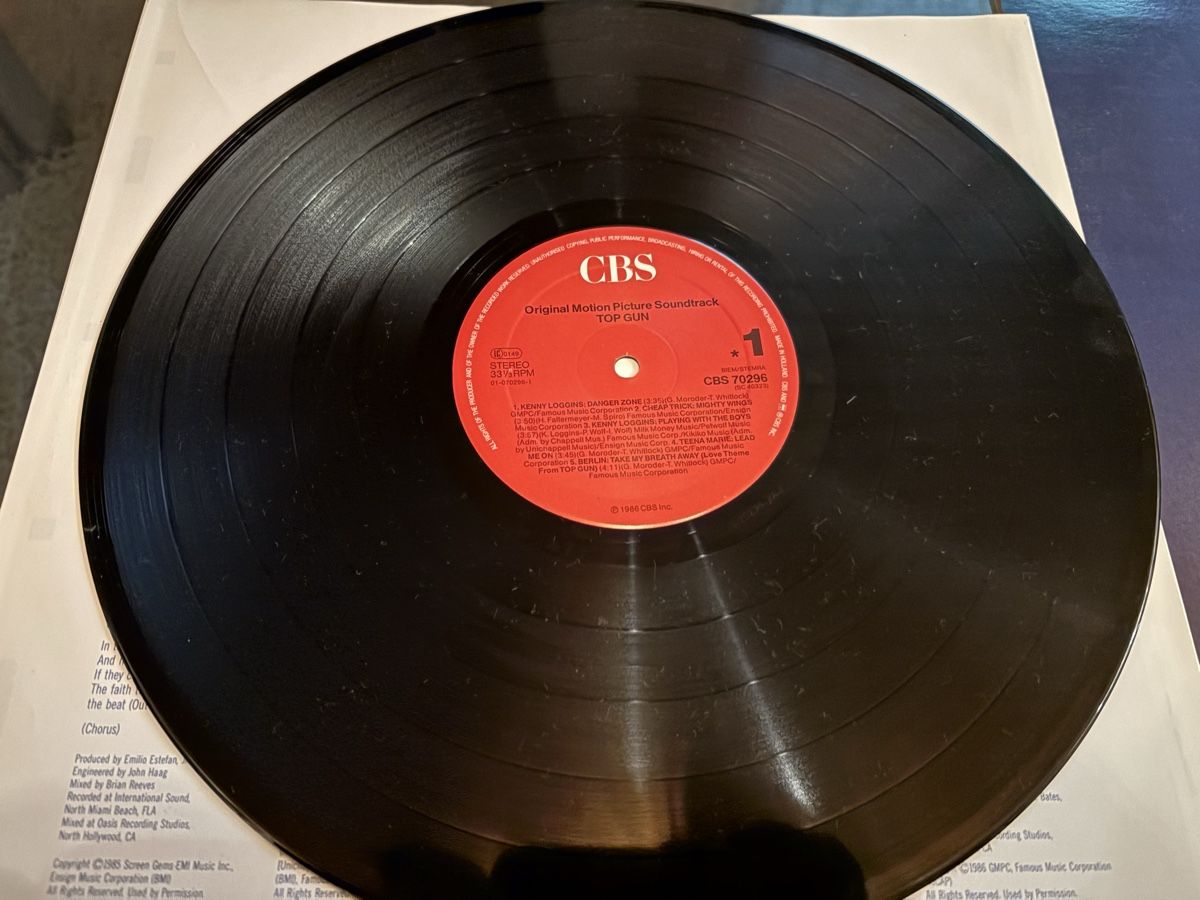 Dischi in vinile: VINYL top gun soundtrack – Usato da Herzogenbuchsee venduto da warrior77 4