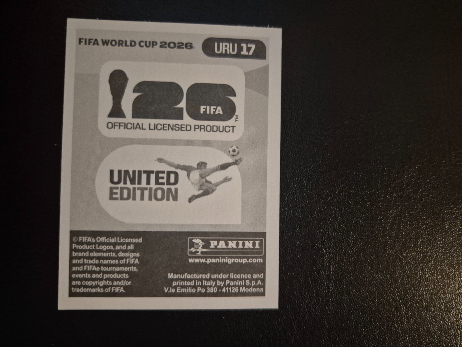 Panini Carte collezionabili: Panini WM 26 URU 17 – Nuovo (secondo la descrizione) da Rorschacherberg venduto da AJ3108 1