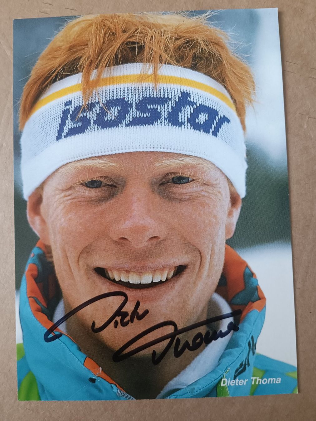 Autogramme: Dieter Thoma -  handsigniert - Olympia Gold – Gebraucht aus Menziken von Autogramme