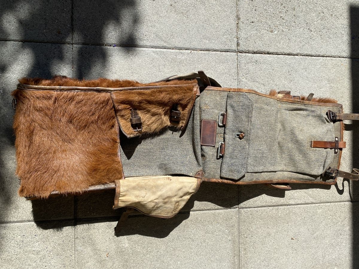 Schweizer Armee Zaini: Militär Rucksack 1944 – Usato da Sursee venduto da lucialiani 3