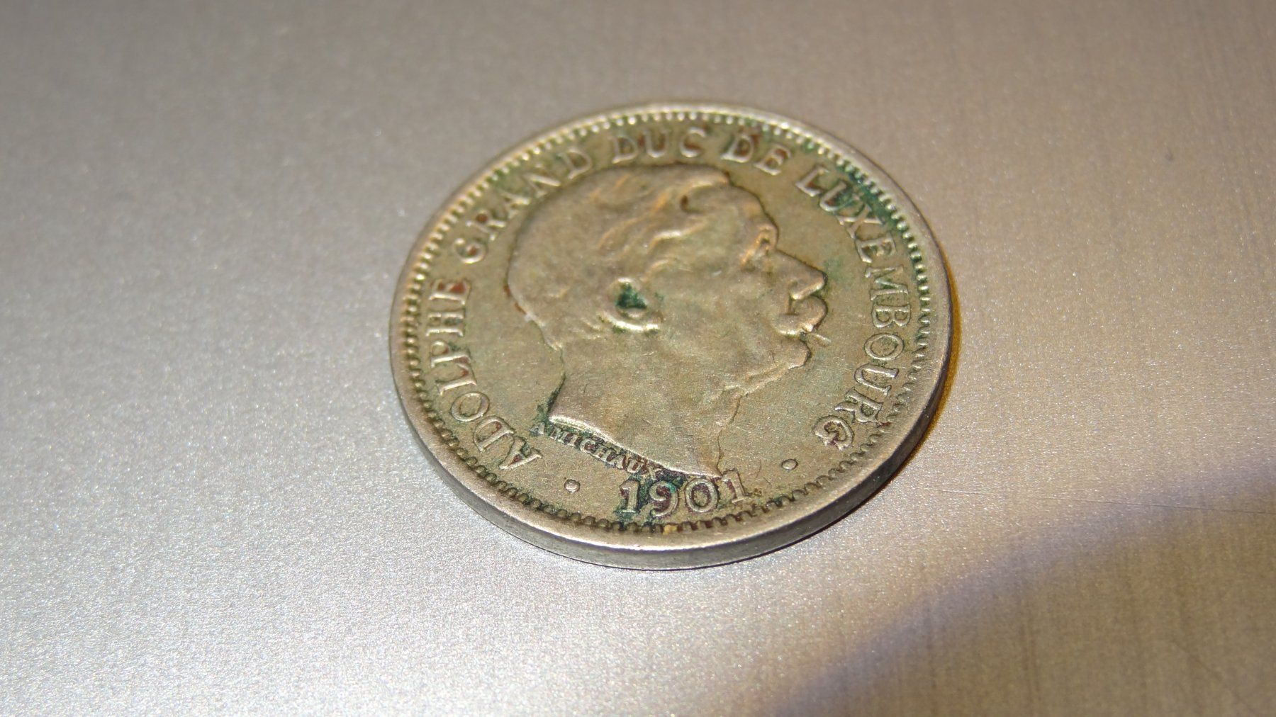 Tutti le monete: 1901 Luxenburg 10 Centimes – Usato da Olten venduto da pechsisa1