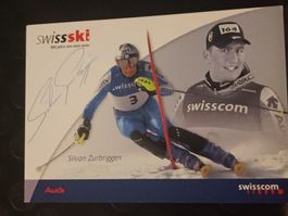 Silvan Zurbriggen - handsignierte Swisski Autogrammkarte