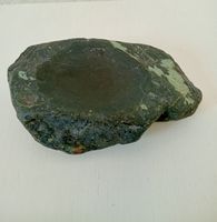Tintenstein natürlicher grüner Stein Vintage
