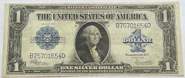 grosse US-Silver Certificate 1 Dollar Banknote von 1923