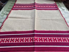 Handgewebter  Tischläufer, Landhausstil 102x43 cm