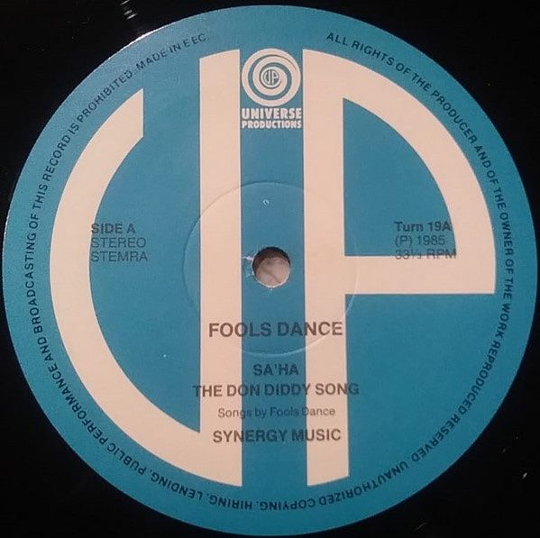 Dischi in vinile: Fools Dance – Fools Dance (12") – Usato da steckborn venduto da veckot 2
