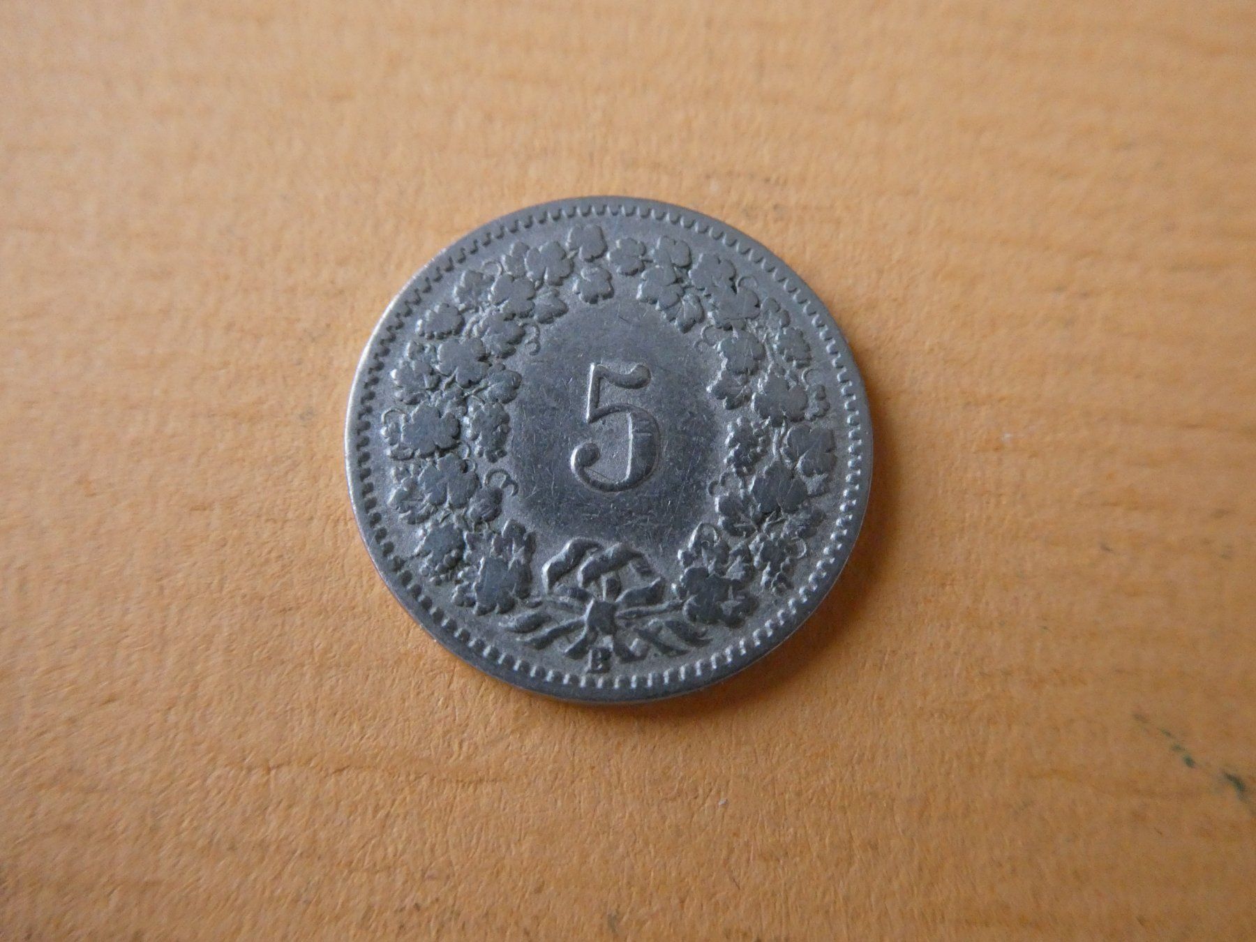 Toutes les monnaies: Schweiz 1897, 5 Rappen – D'occasion à Hinterforst par Rohusri 1