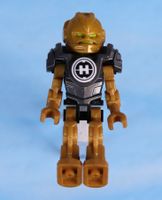 LEGO Minifigur Hero Factory - Rocka - Pearl Dark Gray Armor