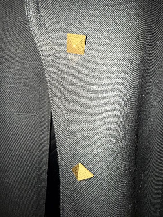 Black Valentino wool coat 44 3