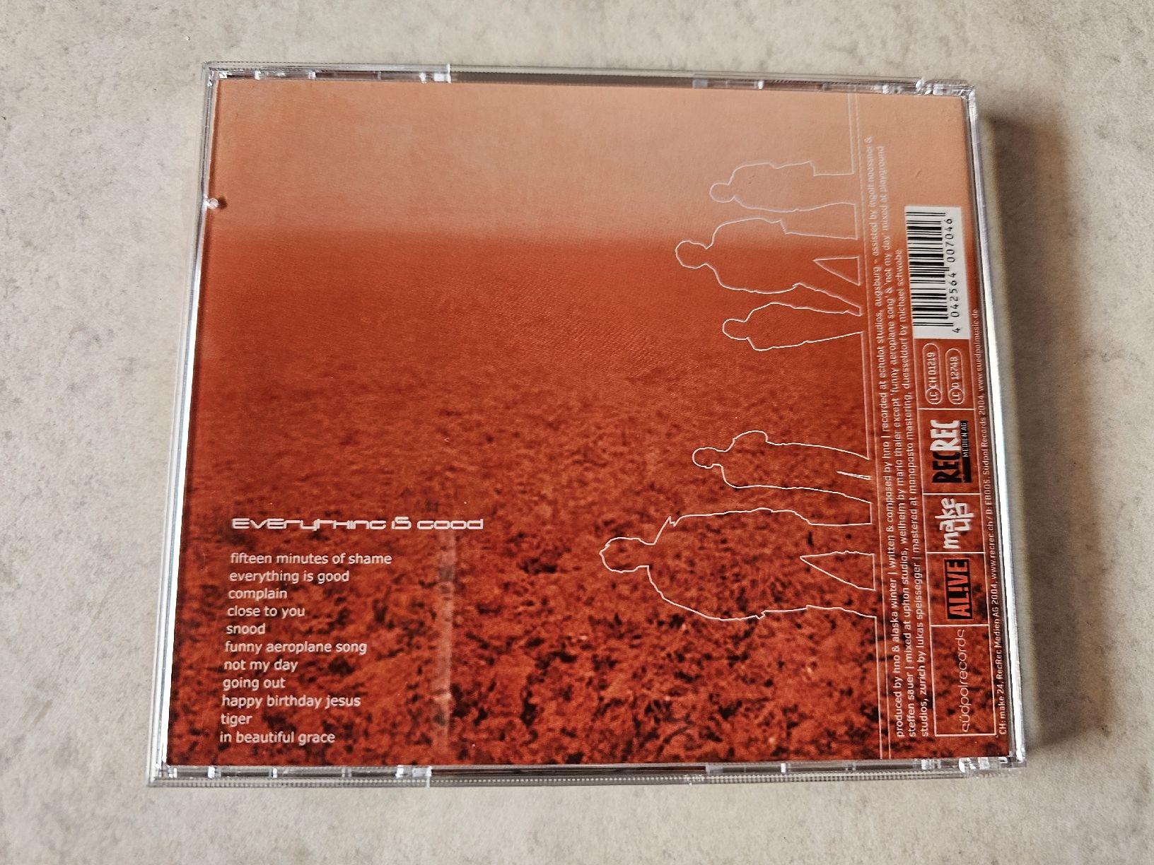 CD: HNO  -  Everything Is Good – Usato da Schneisingen venduto da backstore24 1