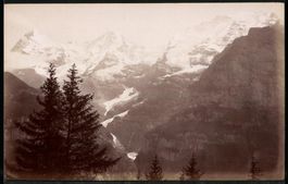 Fotografie Mürren, Massiv mit Eigeg, Ju