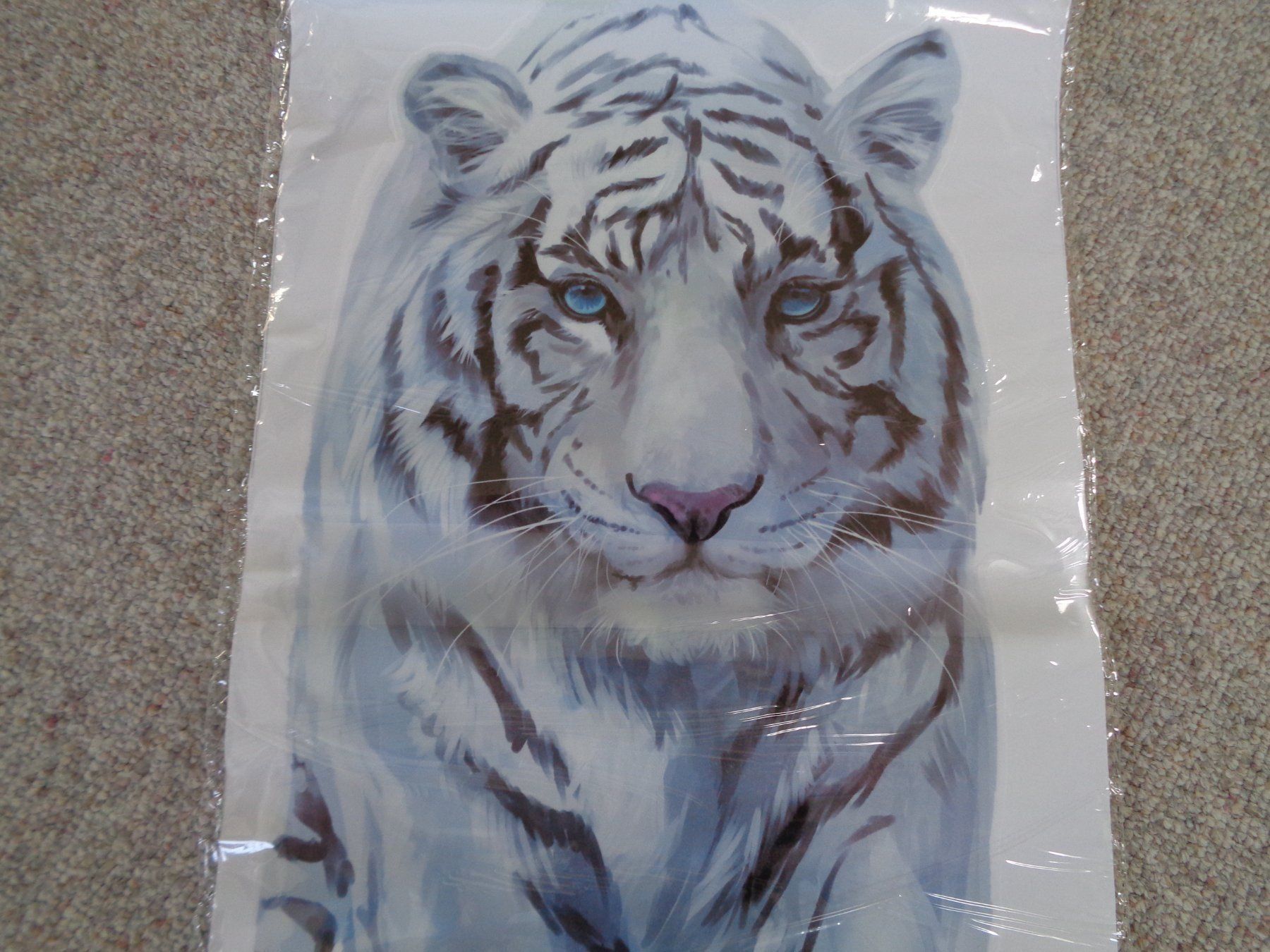 Aufkleber: Sticker weisser Tiger 57x30 cm – Neu und originalverpackt aus Langenbruck von Gumsi 2