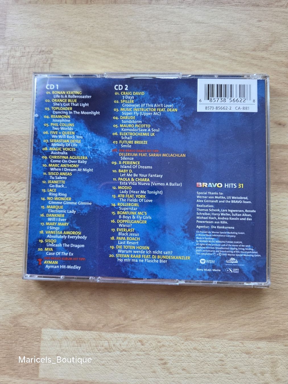 CD: BRAVO Hits 31 CD Compilation good condition – Usato da Winterthur venduto da Maricels_Boutique 1