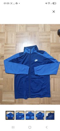 Nike Trainingsjacke Blau Grösse 170 cm Gebrauchter Zustand