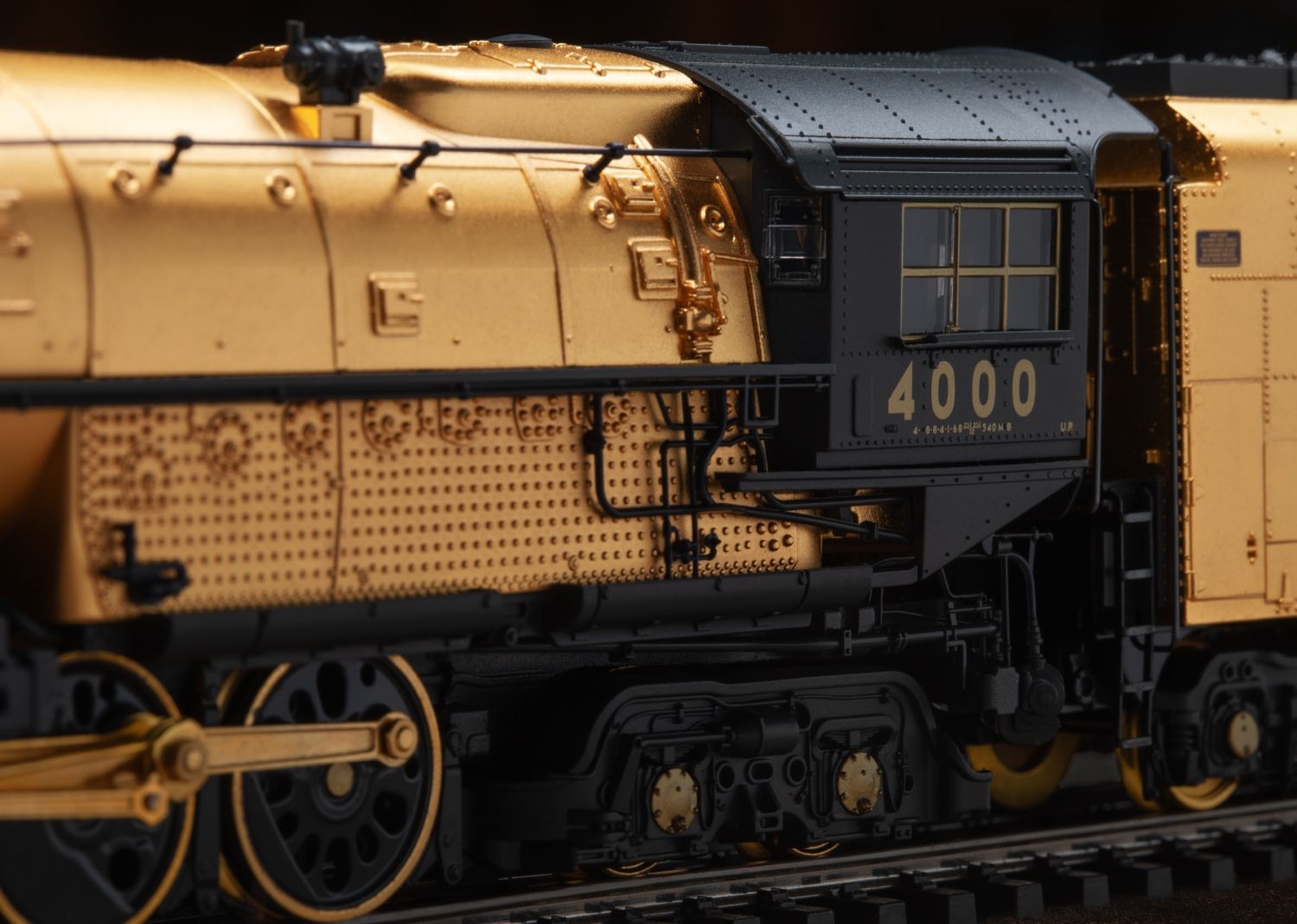 Märklin Modellini di ferrovie: Big boy 24 Karat beschichtet – Nuovo e nell'imballaggio originale da Solothurn venduto da Rugeli13 5