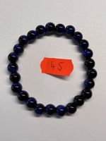 1 Stück /Dunkelblaue Tigerauge Perlen Armband. Neu!
