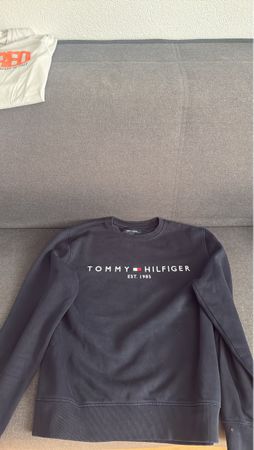 Sweater Tommy Hilfiger navy blue men's size M