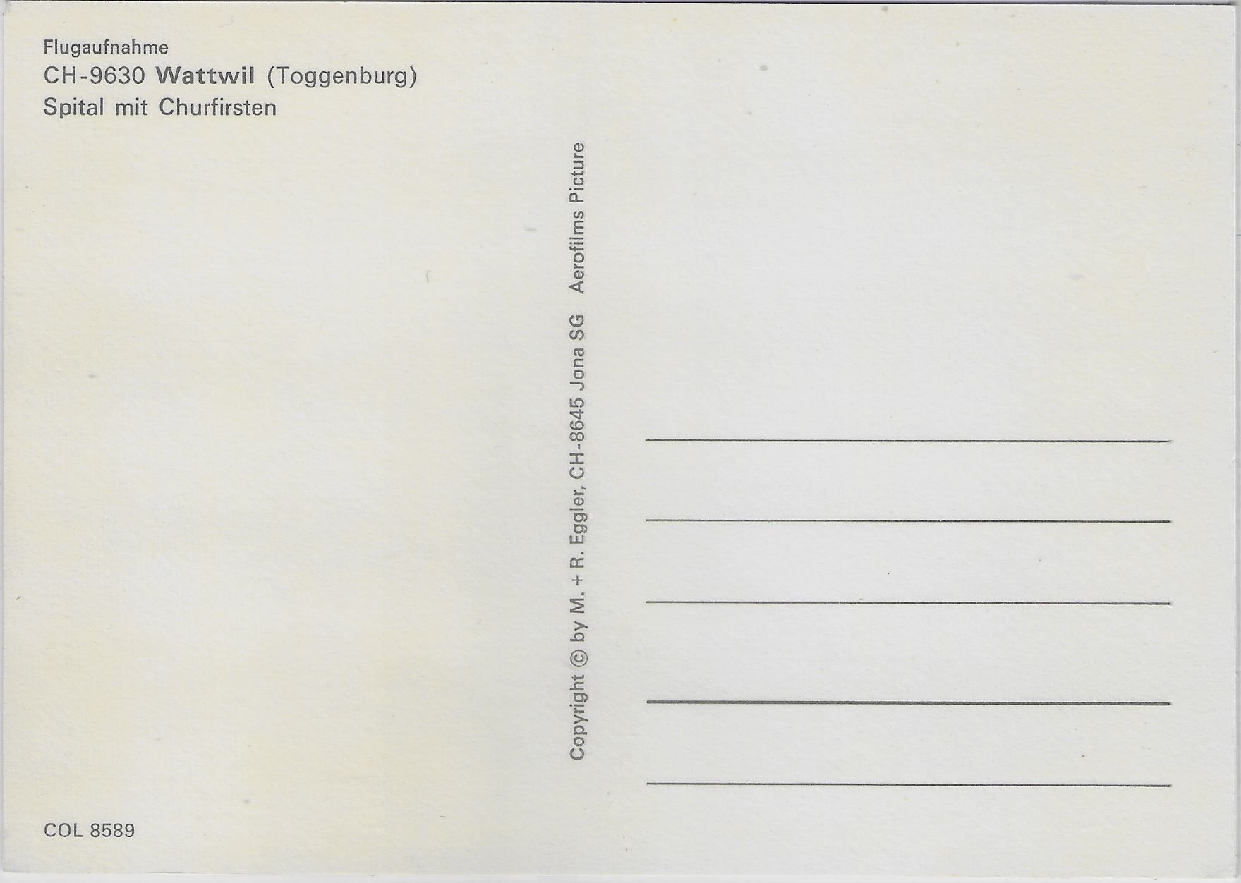 Cartoline postali: Flugaufnahme Wattwil SG – Antico da Ettingen venduto da Kartenplanet 1
