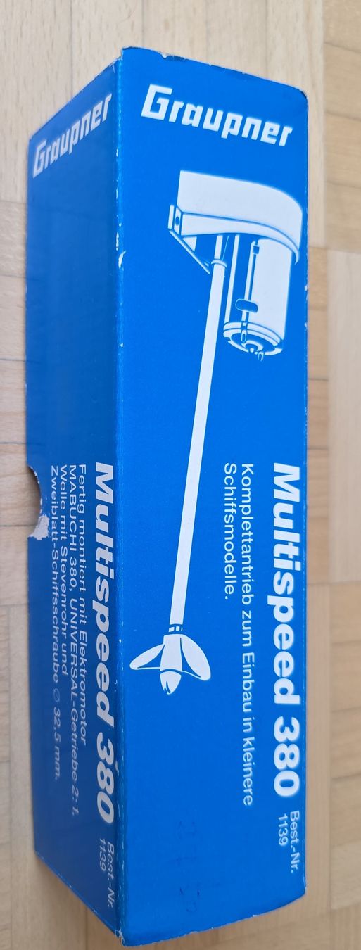 Graupner Modellismo RC: Graupner Multispeed 380 Schiffsantrieb gebraucht – Nuovo (secondo la descrizione) da Laufen venduto da noosfer