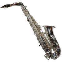 Karl Glaser Alt-Saxophon, versilbert mit Soft Bag