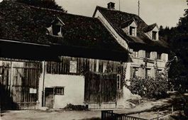 Unbekannte Ansichtskarte: Scheune/Bauernhaus mit Restaurant