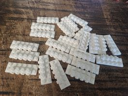 lego 87609 lot de 23 pièces White Plate, Modified 2 x 6 x 2/
