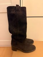 Zara Stiefel, dunkelbraun, Grösse 39