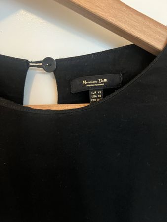 Schwarzes Maxikleid Massimo Dutti Gr. XS