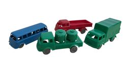 4 kleine Kunststoffautos von INGAP / ITALY Gratisversand