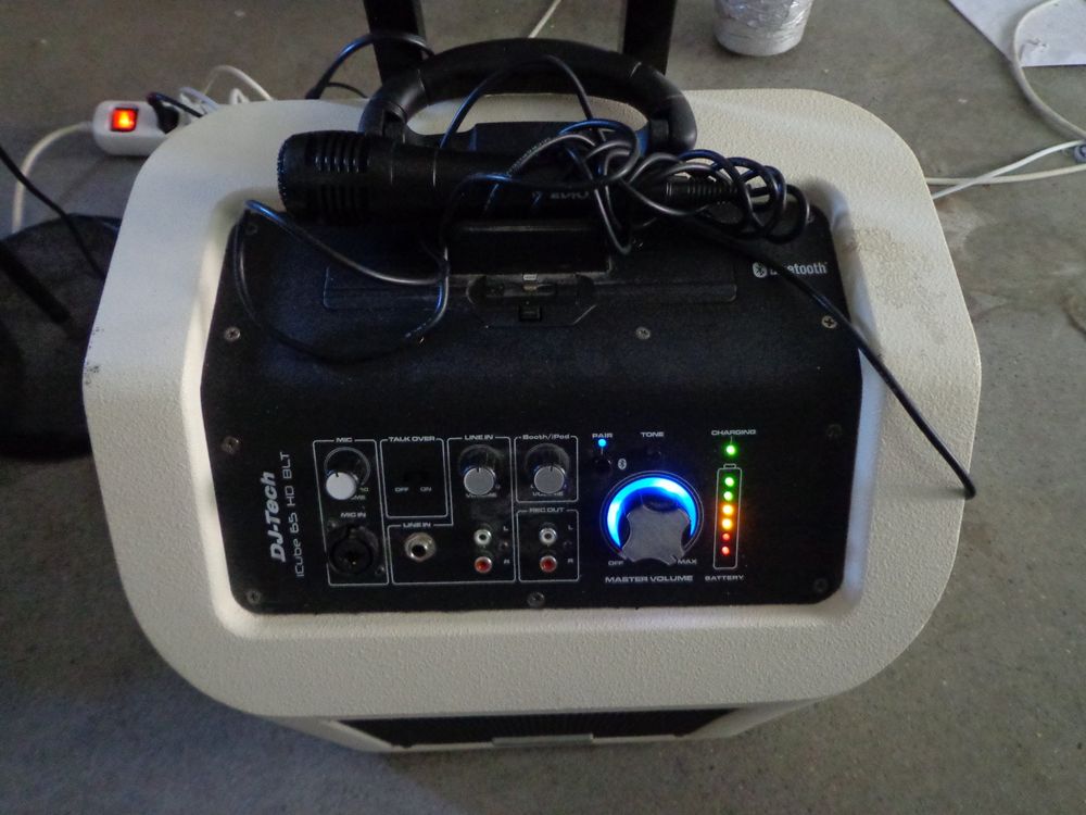 DJ-Tech ICUBE 65 HD BLT Soundboxen Audioblock mit Mikrofon (Gebraucht ...
