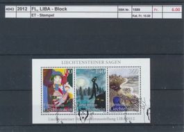 2012 FL, "LIBA" - Block, ET - Stempel