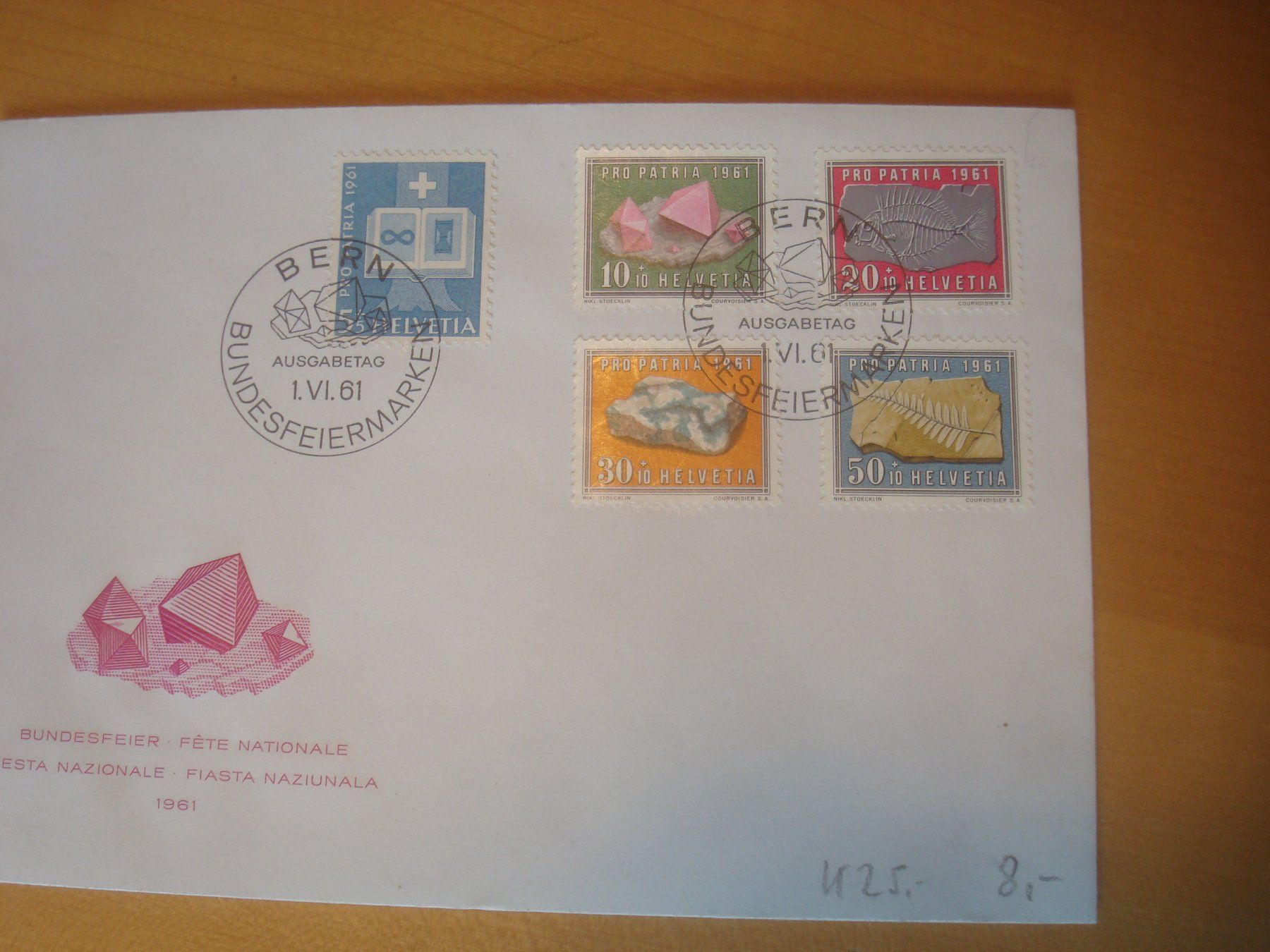 Alle Briefmarken: PP 1961 FDC schöner Beleg‪ – Gebraucht aus Gordola von Polentaefung