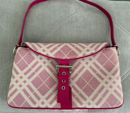 Vintage Burberry Blue Label Baguette Bag/ Schultertasche