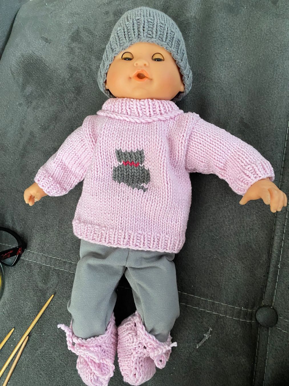 Bambole: Garnitur Coroll Puppe und Natterer Baby – Nuovo (secondo la descrizione) da Roggwil TG venduto da Strick-Fee 3