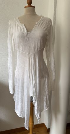 Tunique d'été blanche Lauren Vidal, Taille XL, État neuf
