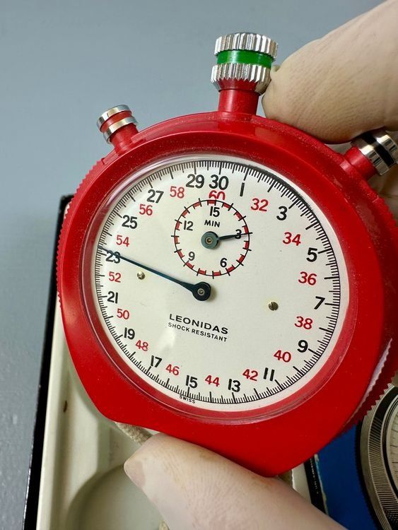Leonidas Orologi: Heuer Leonidas Trackmaster stopwatch – Nuovo (secondo la descrizione) da Zürich venduto da gds90 1
