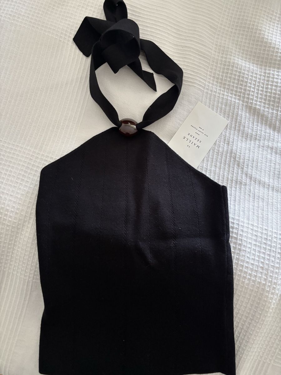 Sezane Top: Sezane Luce Top schwarz – Nuovo e nell'imballaggio originale da Winkel venduto da Zimtguetzli 1