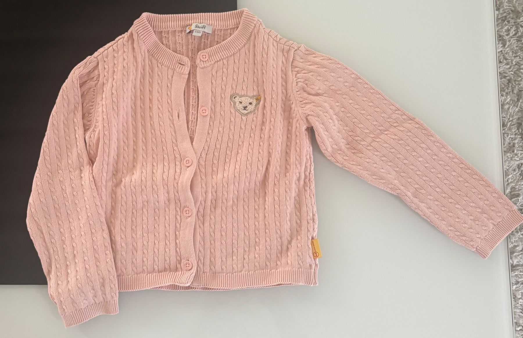 Steiff Jacken & Mäntel: Original Steiff Jäckchen rosa Strick 110 – Gebraucht aus Zollikon von d_grabher