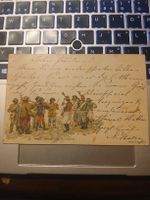 Carte postale ancienne Hongrie avec timbres 1899 état usagé