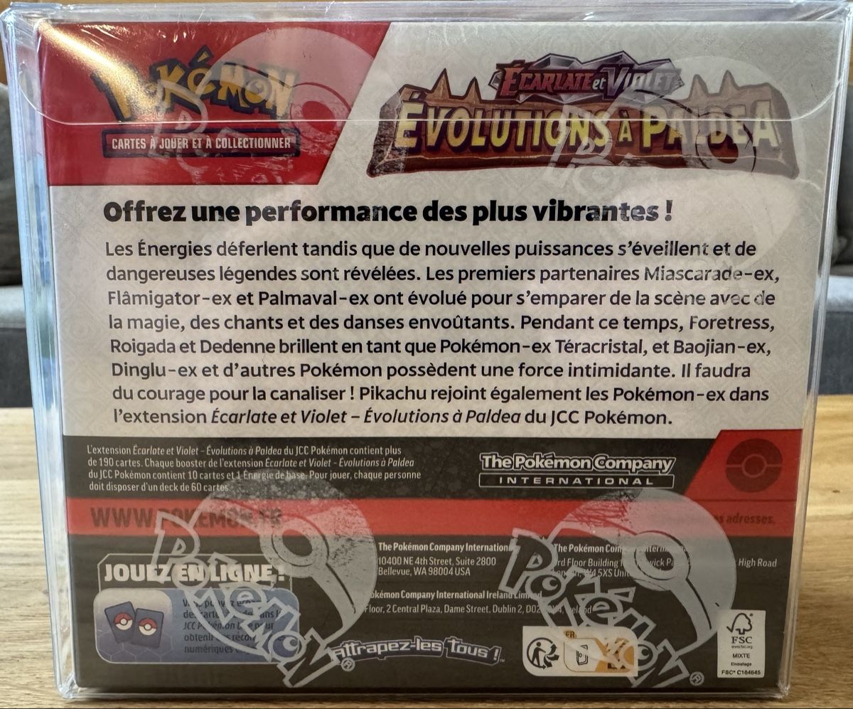 Pokémon Carte collezionabili: Display Pokemon Évolutions à Paldea – Nuovo e nell'imballaggio originale da Sierre venduto da J__ 1