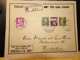 15.II.32.,3 ER KEHRDRUCK K 26, ZUMSTEIN   BRIEFMARKEN BERN