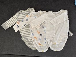 3 süße Babybody Langarm von Uniqlo – Gr.74